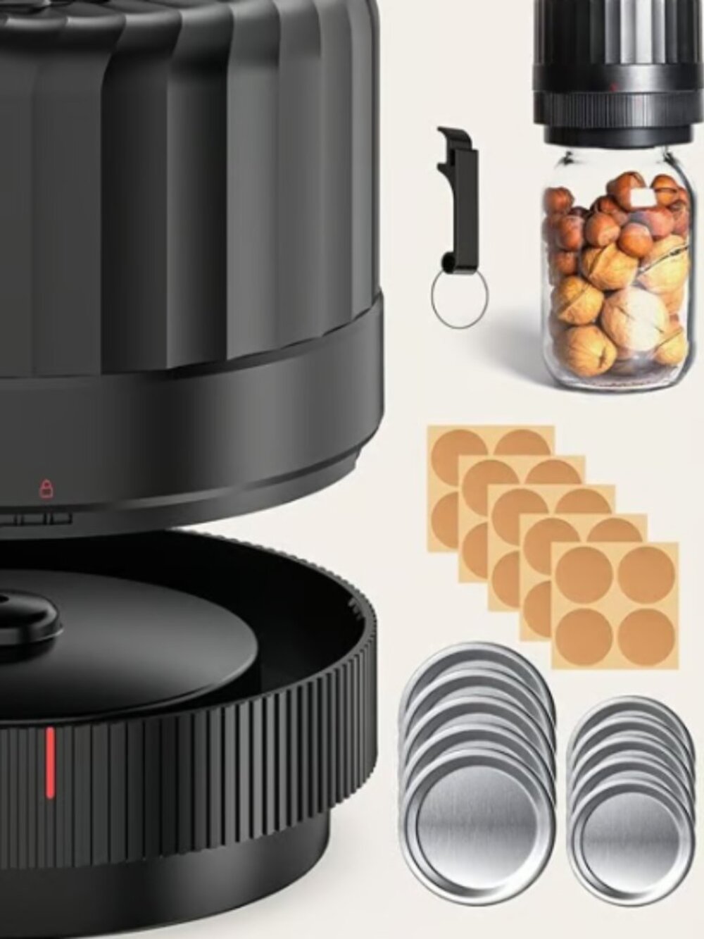 Electric Mason Jar Vacuum Sealer Kit